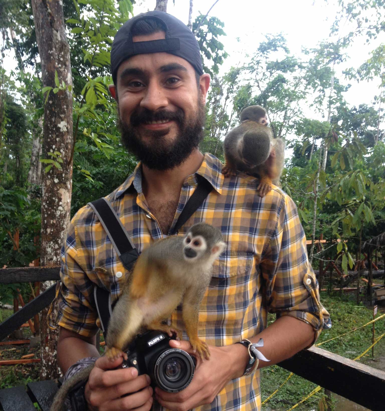 Mauricio Vela Vargas In the field