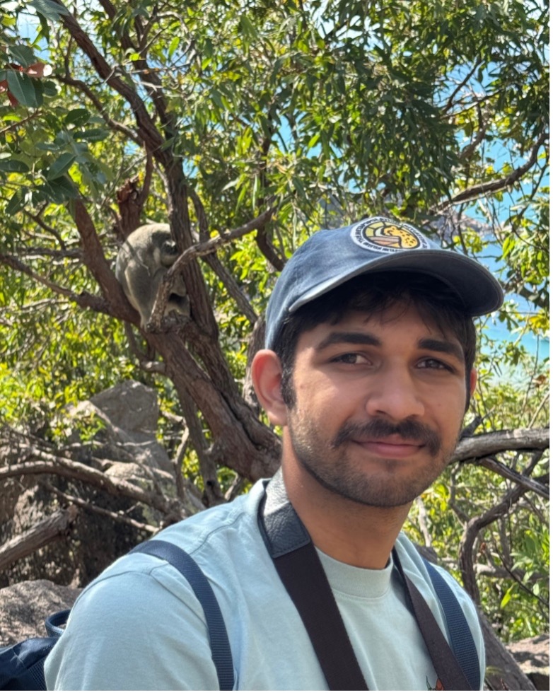 D. Jhala looking at the camera