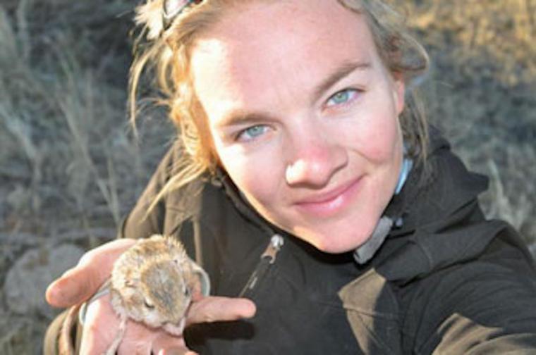 Hale with black-tailed prairie dog