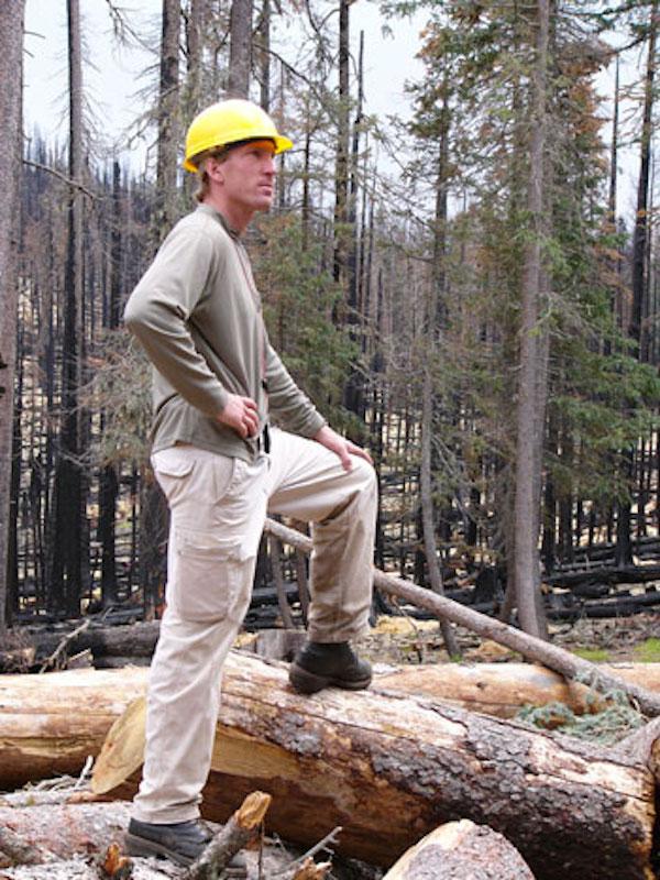 David Wood in the field